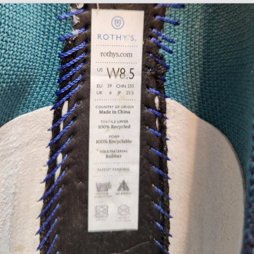 Rothy's The Flat Spruce Python Round Toe Shoes - image 7